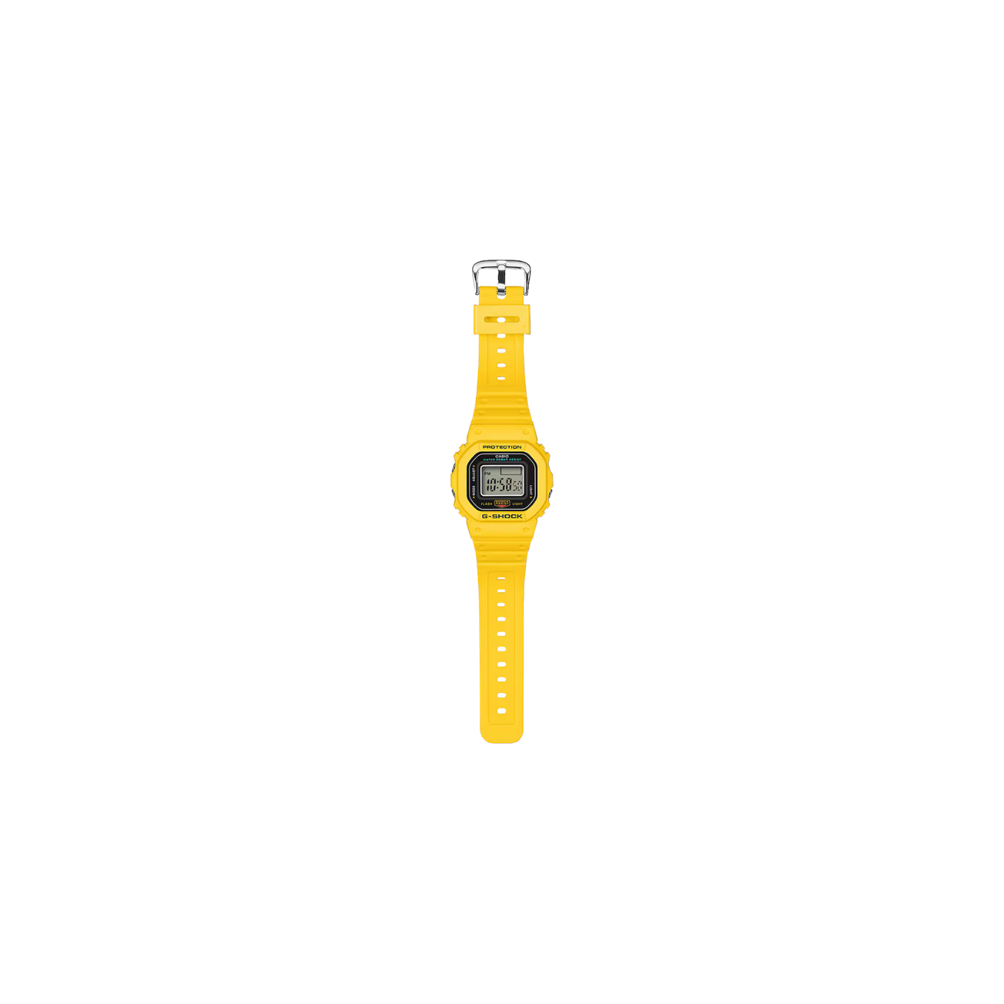 Reloj Digital Casual Nano de Anillo Amarillo de Hombre