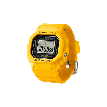 Reloj Digital Casual Nano de Anillo Amarillo de Hombre