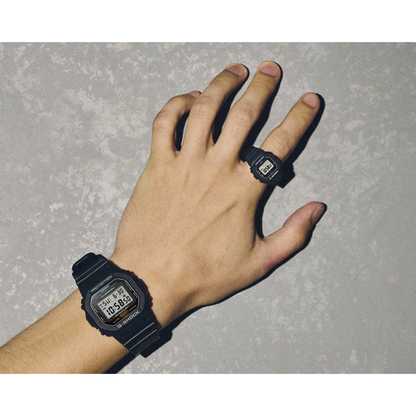 Reloj Digital Casual Nano de Anillo Amarillo de Hombre