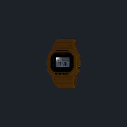Reloj Digital Casual Nano de Anillo Amarillo de Hombre