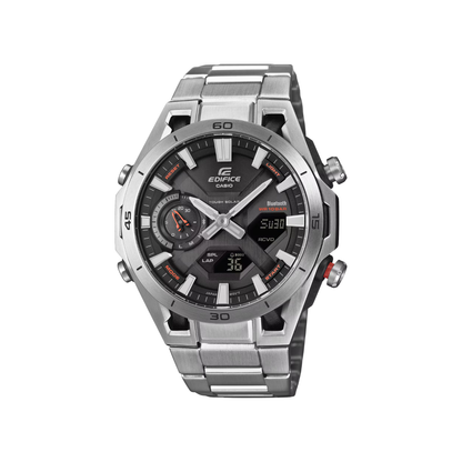 Reloj Análogo Digital Deportivo Serie Sospensione Plateado de Hombre