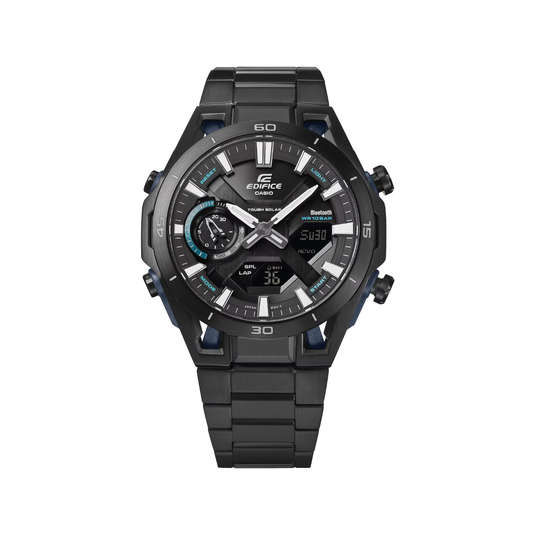 Reloj Análogo Digital Deportivo Serie Sospensione Plateado de Hombre