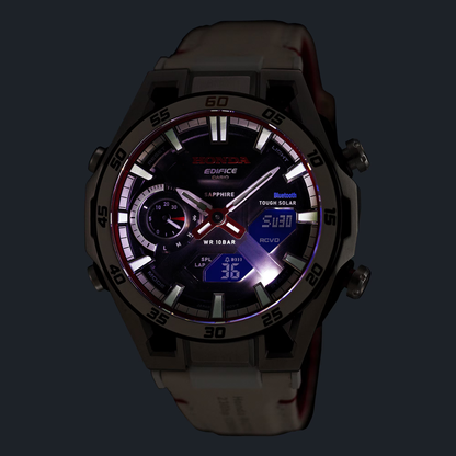 Reloj Análogo Digital Deportivo Honda Edición Especial del 60 Aniversario de la Primera Victoria en F1