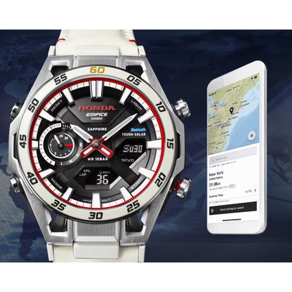 Reloj Análogo Digital Deportivo Honda Edición Especial del 60 Aniversario de la Primera Victoria en F1