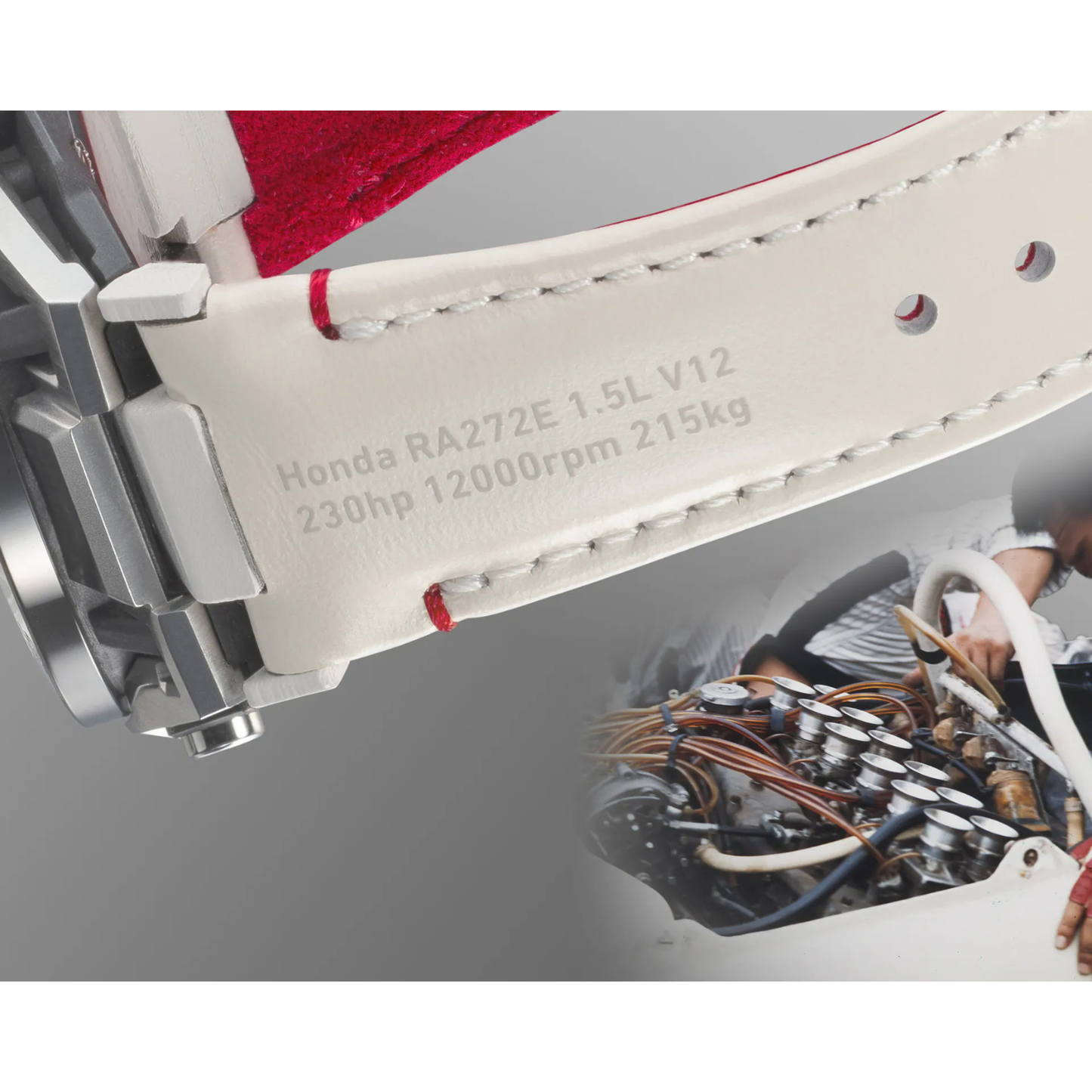 Reloj Análogo Digital Deportivo Honda Edición Especial del 60 Aniversario de la Primera Victoria en F1