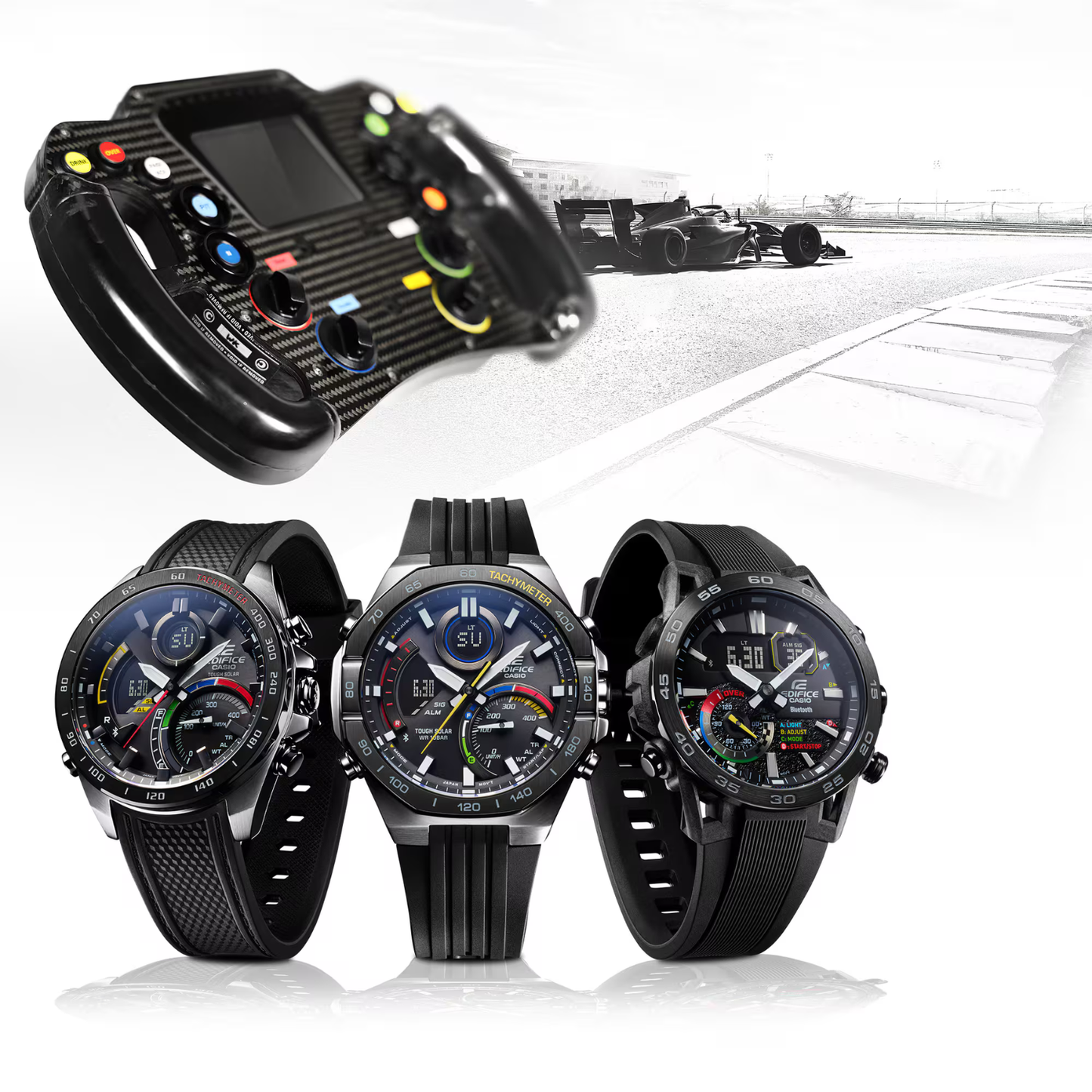Reloj Análogo Digital Deportivo Negro de Hombre