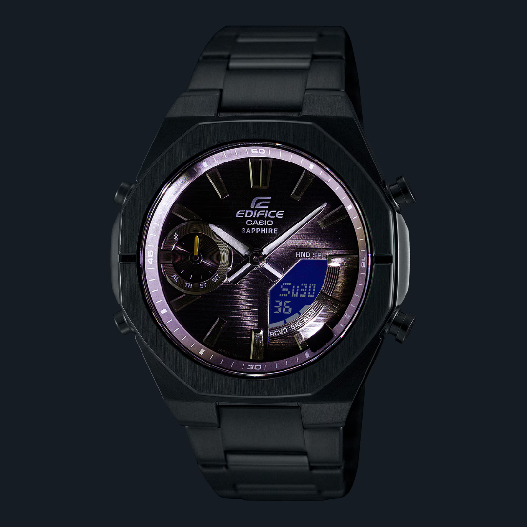Reloj Análogo Digital Sport Plateado de Hombre