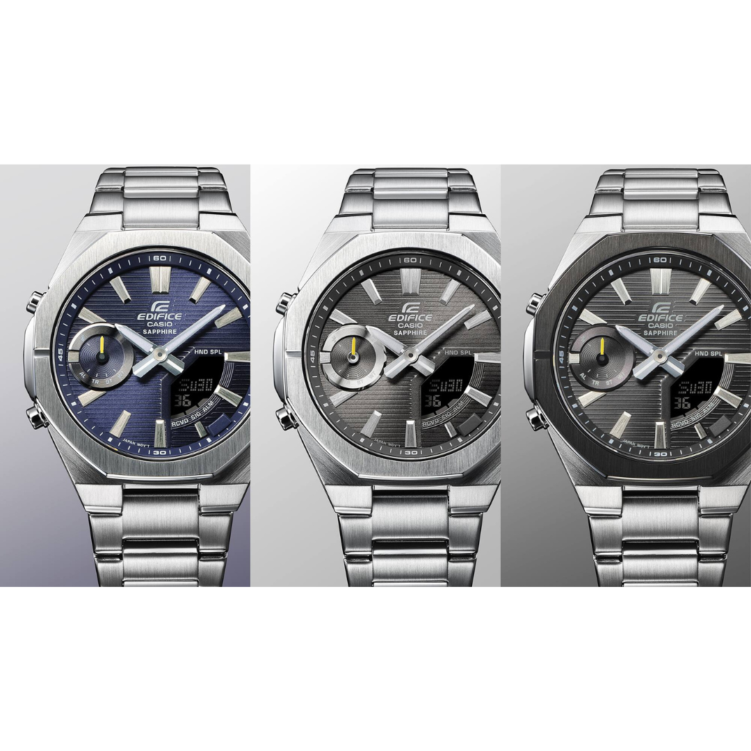 Reloj Análogo Digital Sport Plateado de Hombre