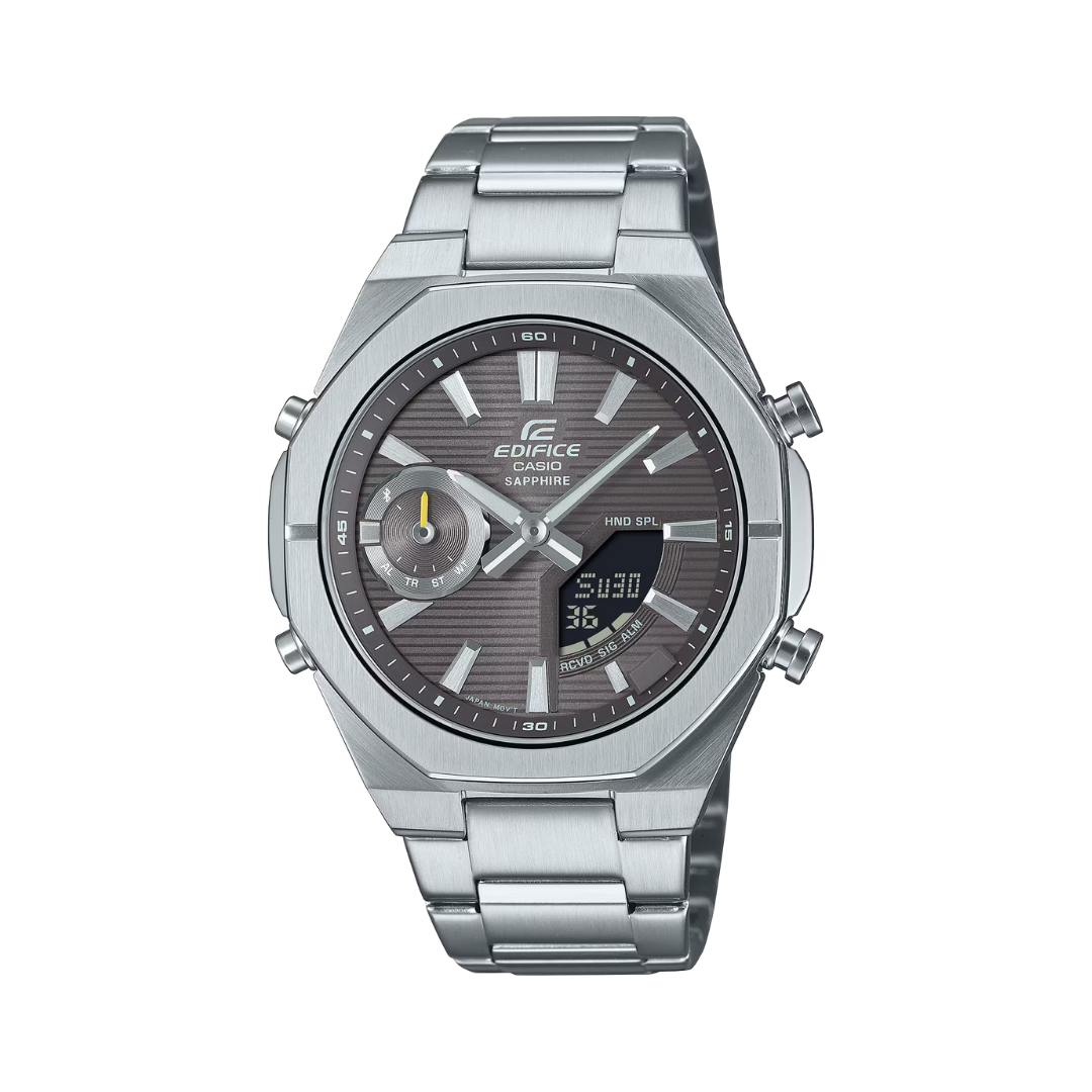 Reloj Análogo Digital Sport Plateado de Hombre