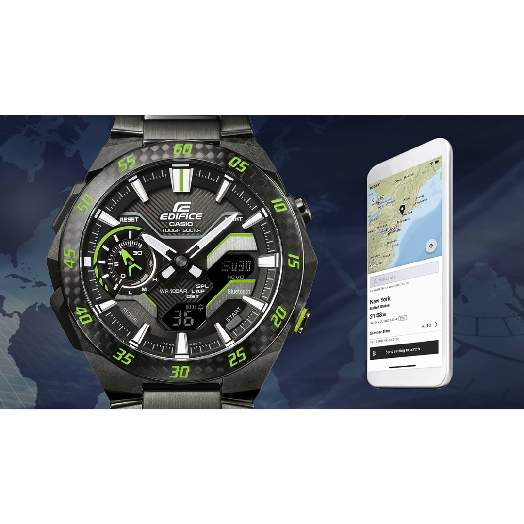 Reloj Análogo Digital Sport Negro de Hombre