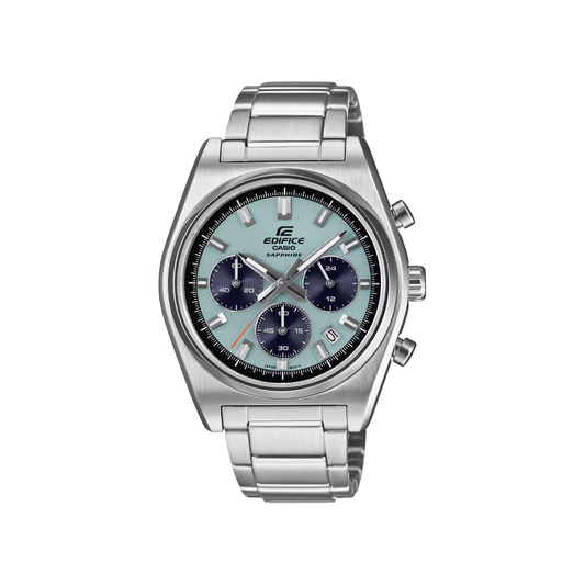 Reloj Análogo Deportivo Plateado de Hombre