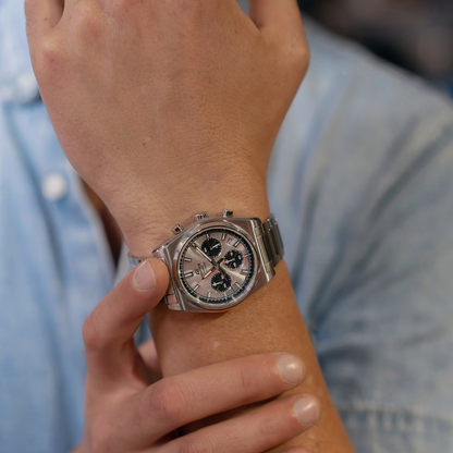 Reloj Análogo Sport Plateado de Hombre