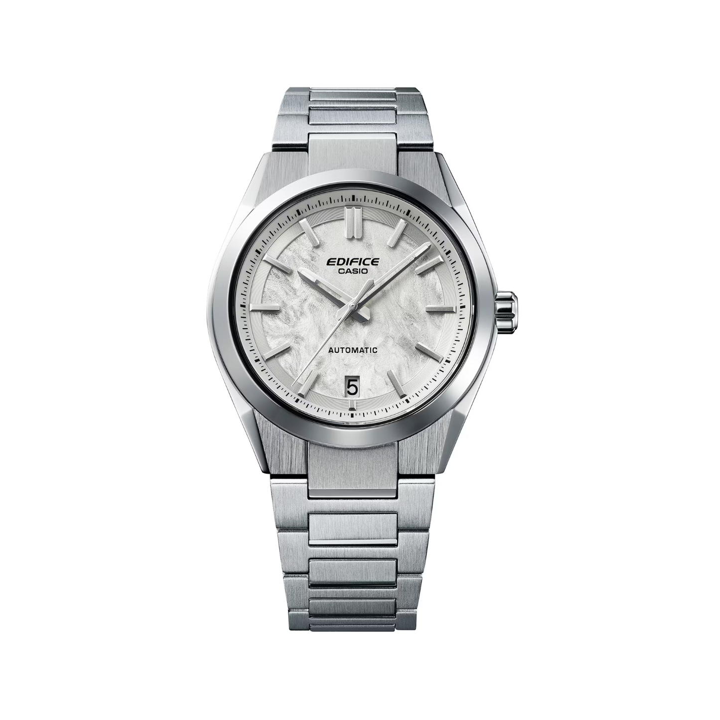 Reloj Análogo Automático Ejecutivo Plateado de Hombre