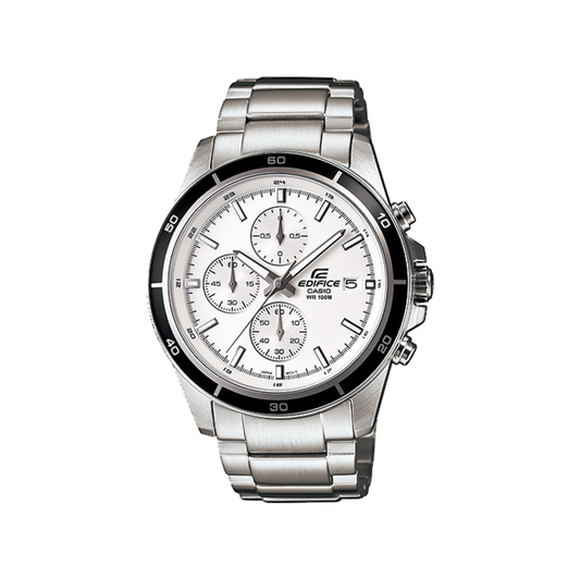 Reloj Análogo Deportivo Plateado de Hombre