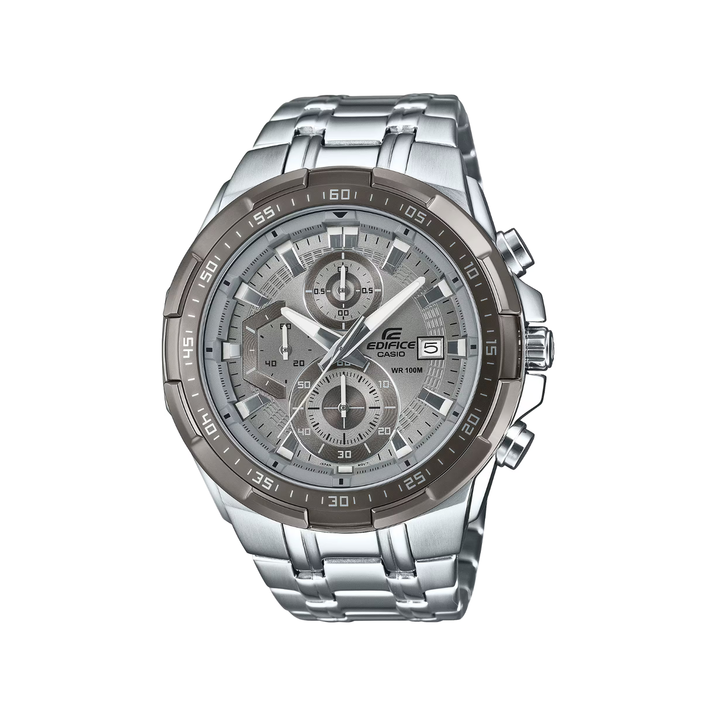 Reloj Análogo Deportivo Plateado de Hombre