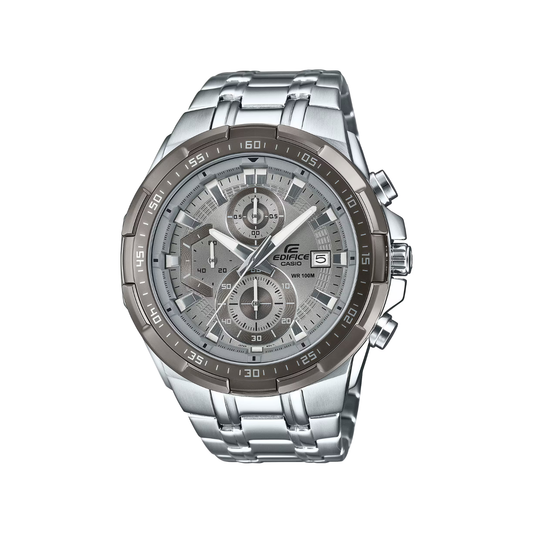 Reloj Análogo Deportivo Plateado de Hombre