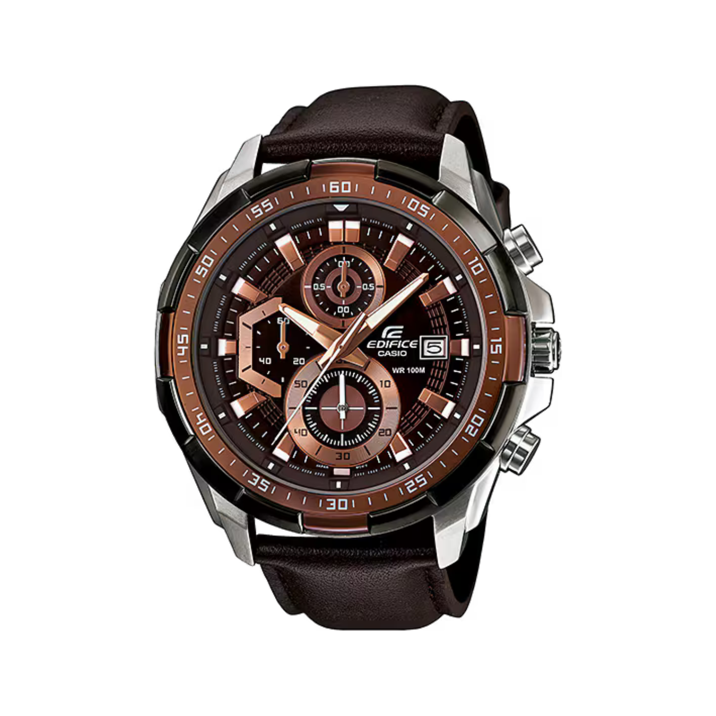 Reloj Análogo Deportivo Chocolate de Hombre