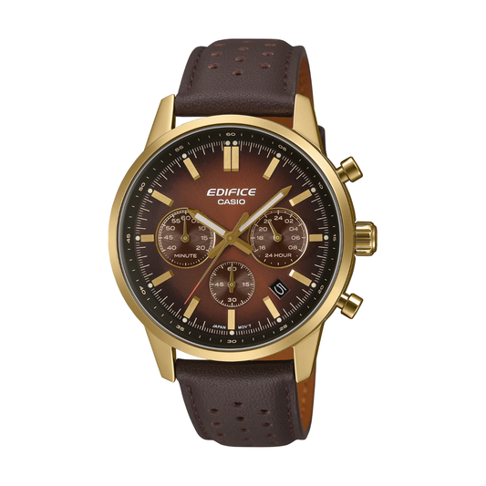 Reloj Análogo Deportivo Dorado de Hombre