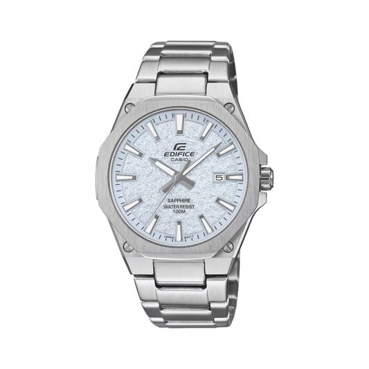 Reloj Análogo Deportivo Serie Slim Plateado de Hombre