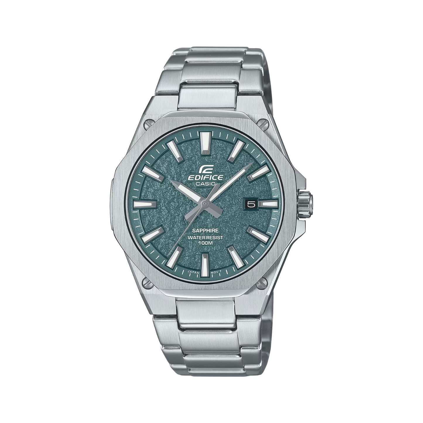 Reloj Análogo Deportivo Serie Slim Plateado de Hombre