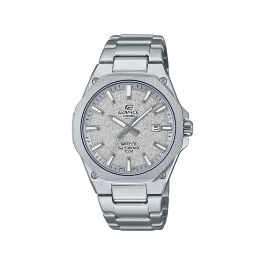 Reloj Análogo Deportivo Serie Slim Plateado de Hombre
