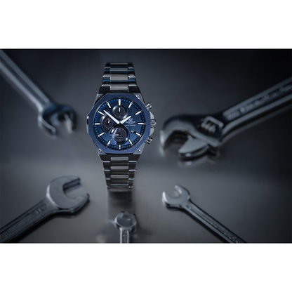 Reloj Análogo Deportivo Plateado de Hombre