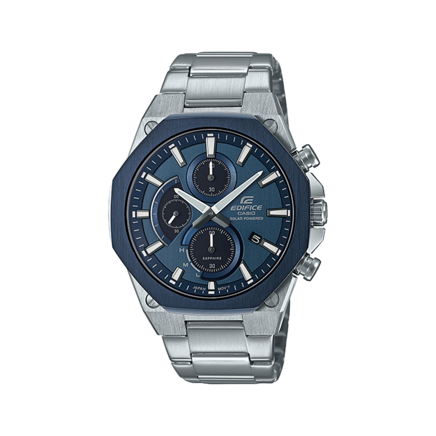 Reloj Análogo Deportivo Plateado de Hombre