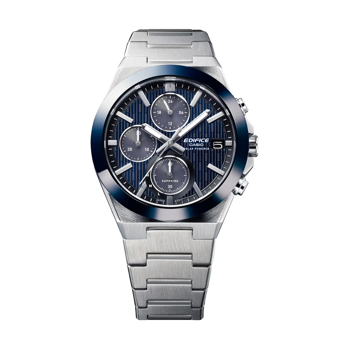 Reloj Análogo Deportivo Plateado de Hombre