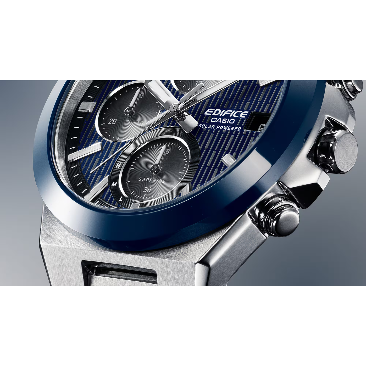Reloj Análogo Deportivo Plateado de Hombre