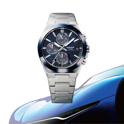 Reloj Análogo Deportivo Plateado de Hombre