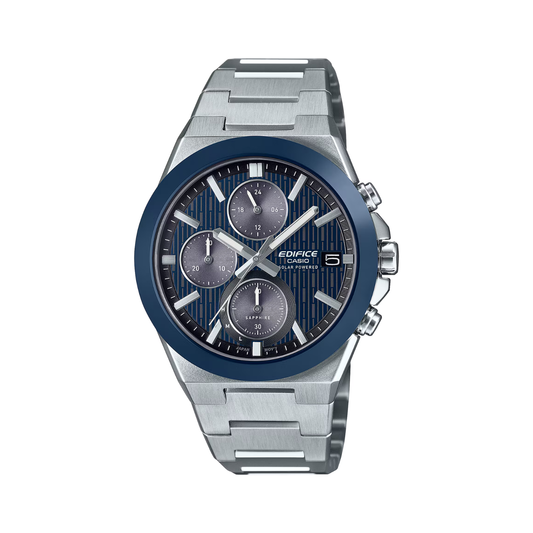 Reloj Análogo Deportivo Plateado de Hombre
