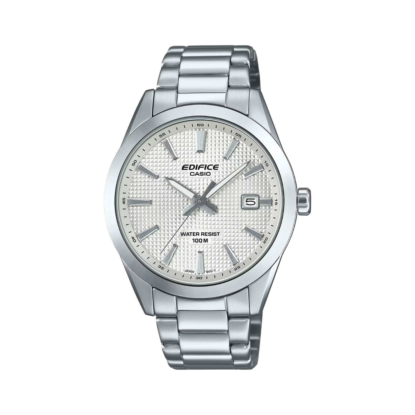 Reloj Análogo Casual Plateado de Hombre