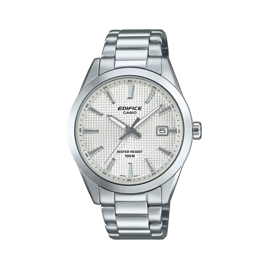 Reloj Análogo Casual Plateado de Hombre