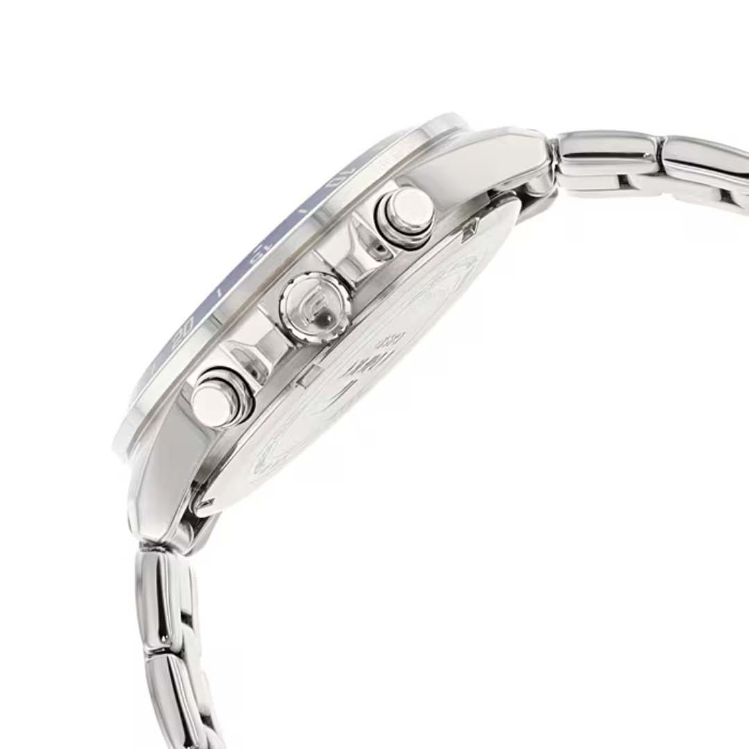 Reloj Análogo Sport Plateado De Hombre