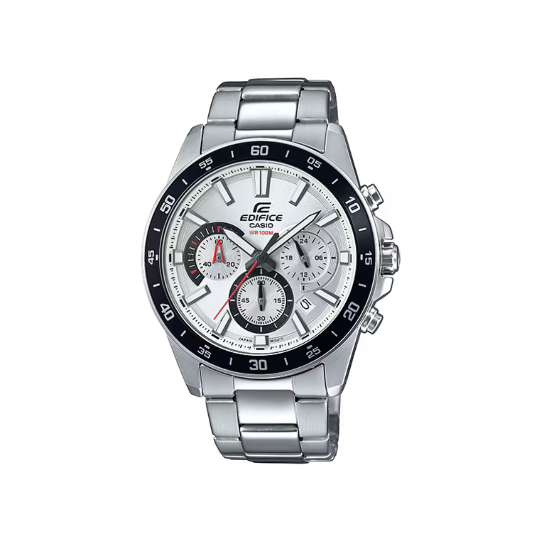 Reloj Análogo Sport Plateado De Hombre