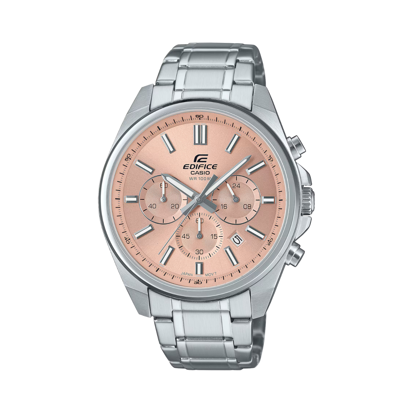 Reloj Análogo Deportivo Plateado de Hombre