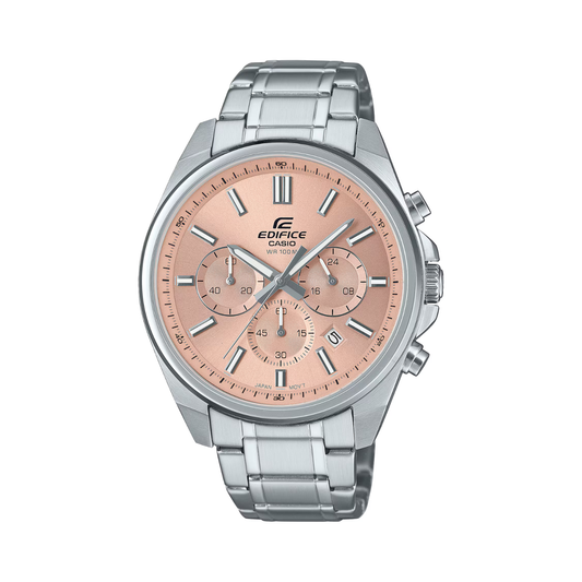 Reloj Análogo Deportivo Plateado de Hombre