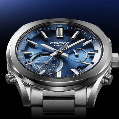 Reloj Análogo Deportivo Plateado de Hombre