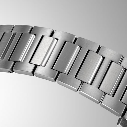 Reloj Análogo Deportivo Plateado de Hombre