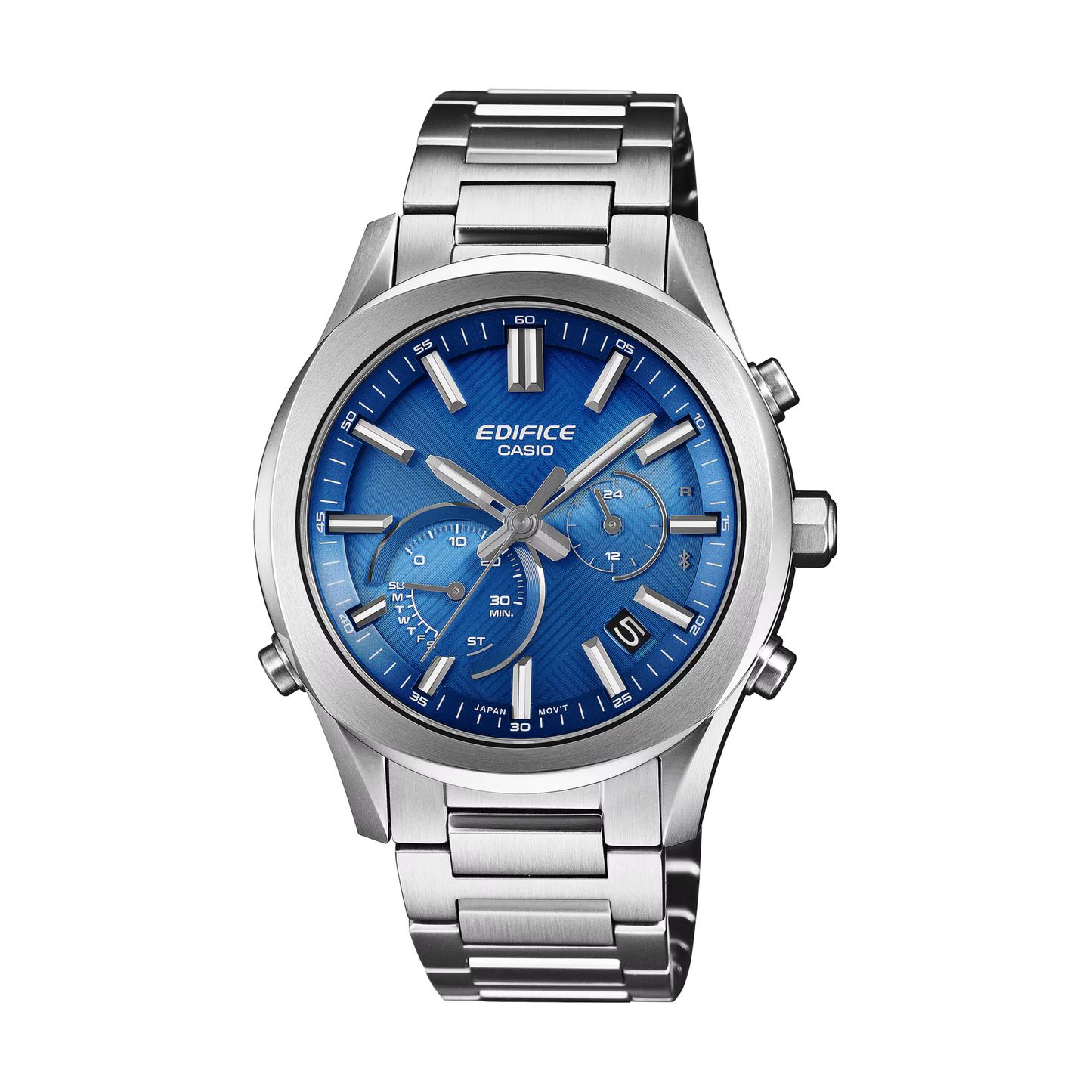 Reloj Análogo Deportivo Plateado de Hombre