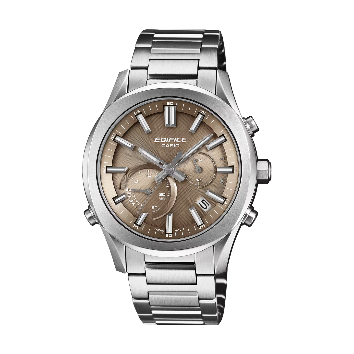 Reloj Análogo Deportivo Plateado de Hombre