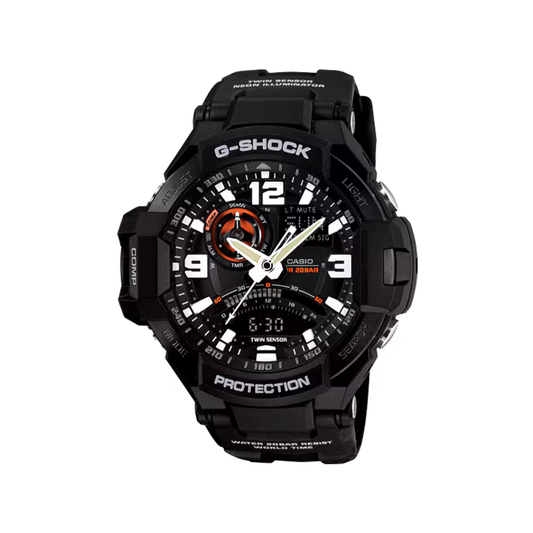 Reloj Análogo Digital Deportivo Negro de Hombre