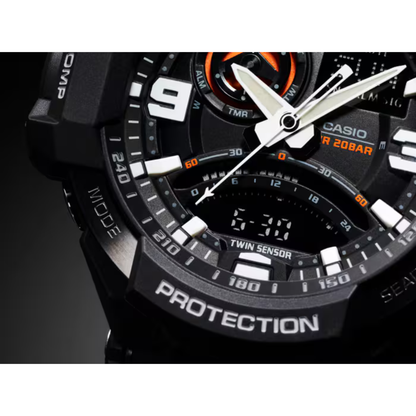 Reloj Análogo Digital Deportivo Negro de Hombre