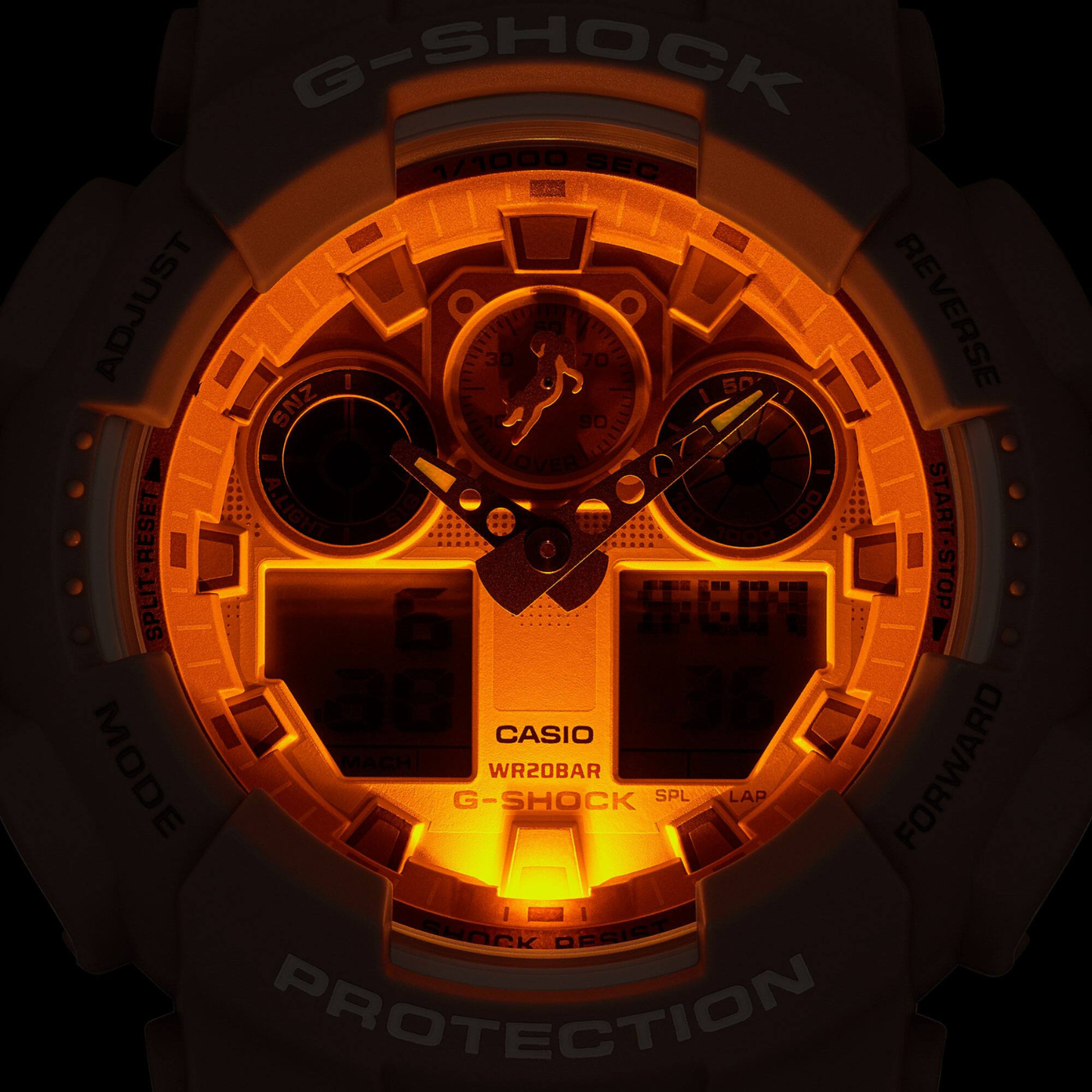 Reloj Análogo Digital Casual Serie SHIBA INU Chocolate de Hombre