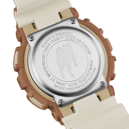 Reloj Análogo Digital Casual Serie SHIBA INU Chocolate de Hombre