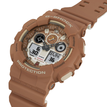 Reloj Análogo Digital Casual Serie SHIBA INU Chocolate de Hombre