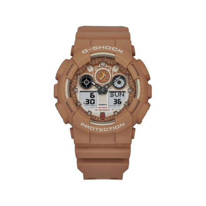 Reloj Análogo Digital Casual Serie SHIBA INU Chocolate de Hombre
