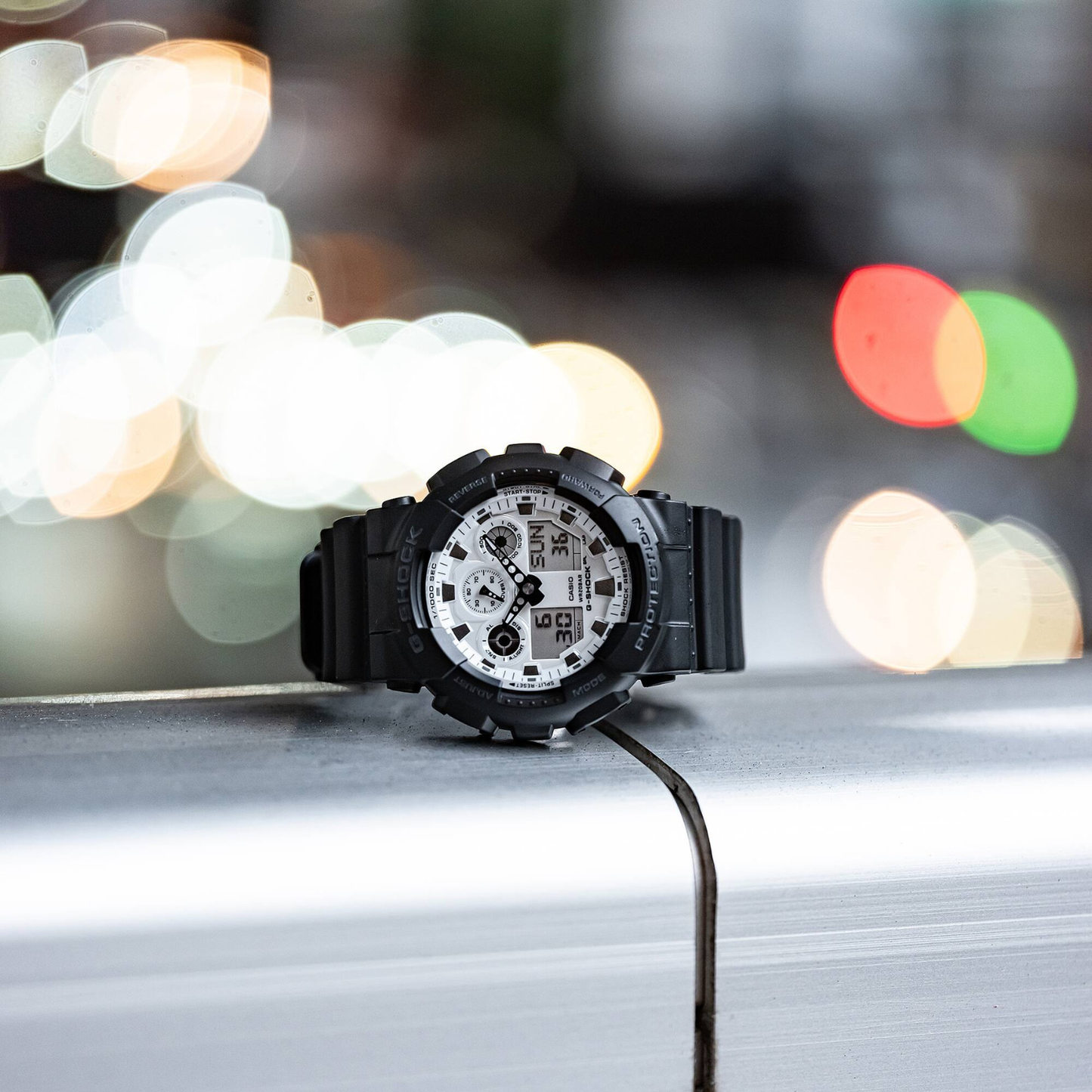Reloj Análogo Digital Deportivo Negro de Hombre