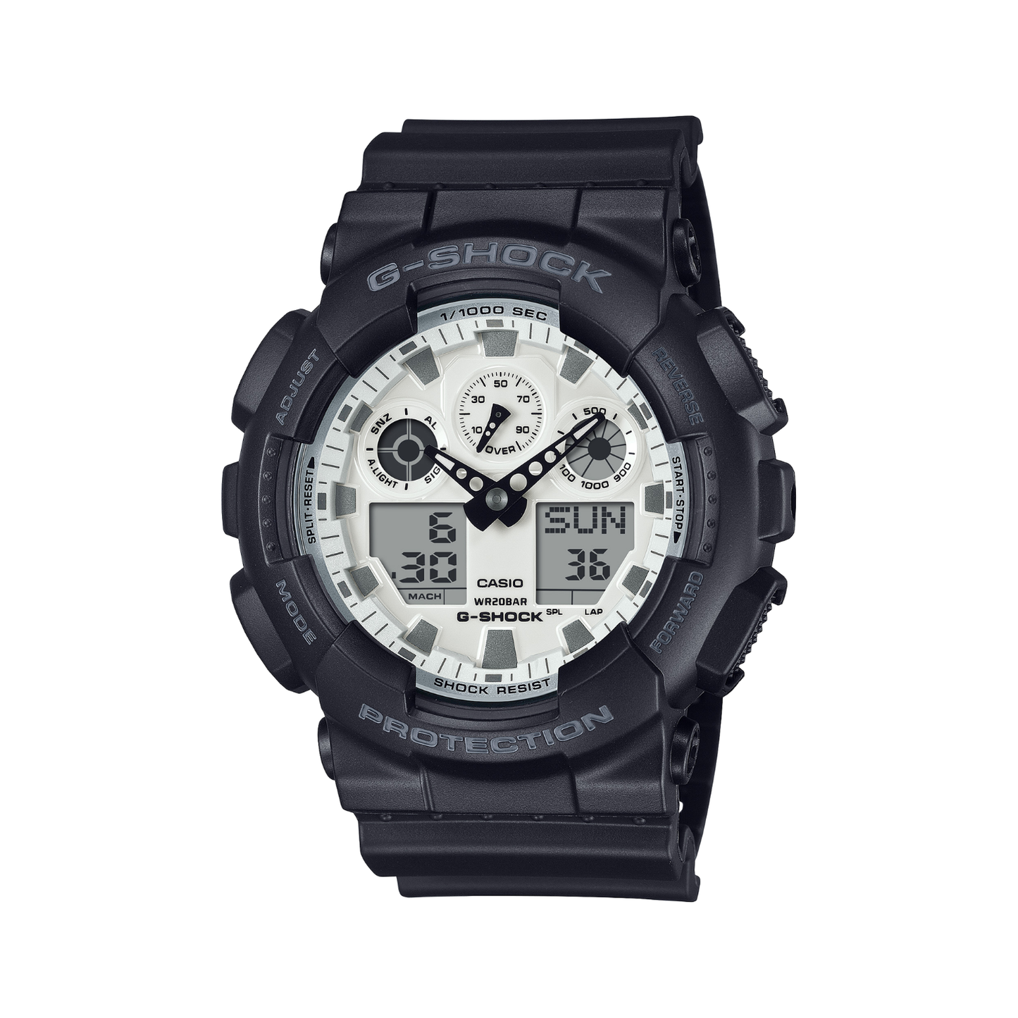 Reloj Análogo Digital Deportivo Negro de Hombre