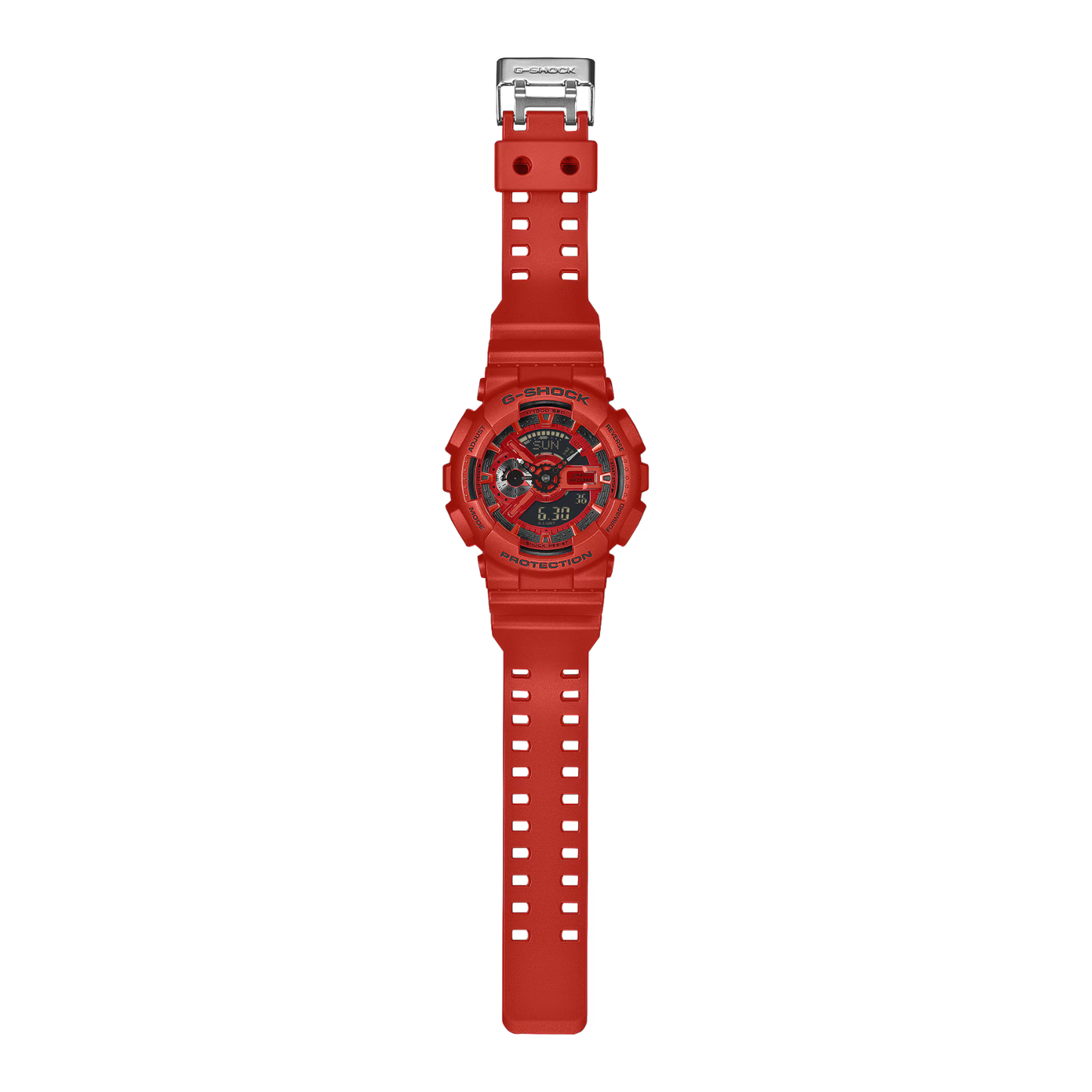 Reloj Análogo Casual Rojo de Hombre